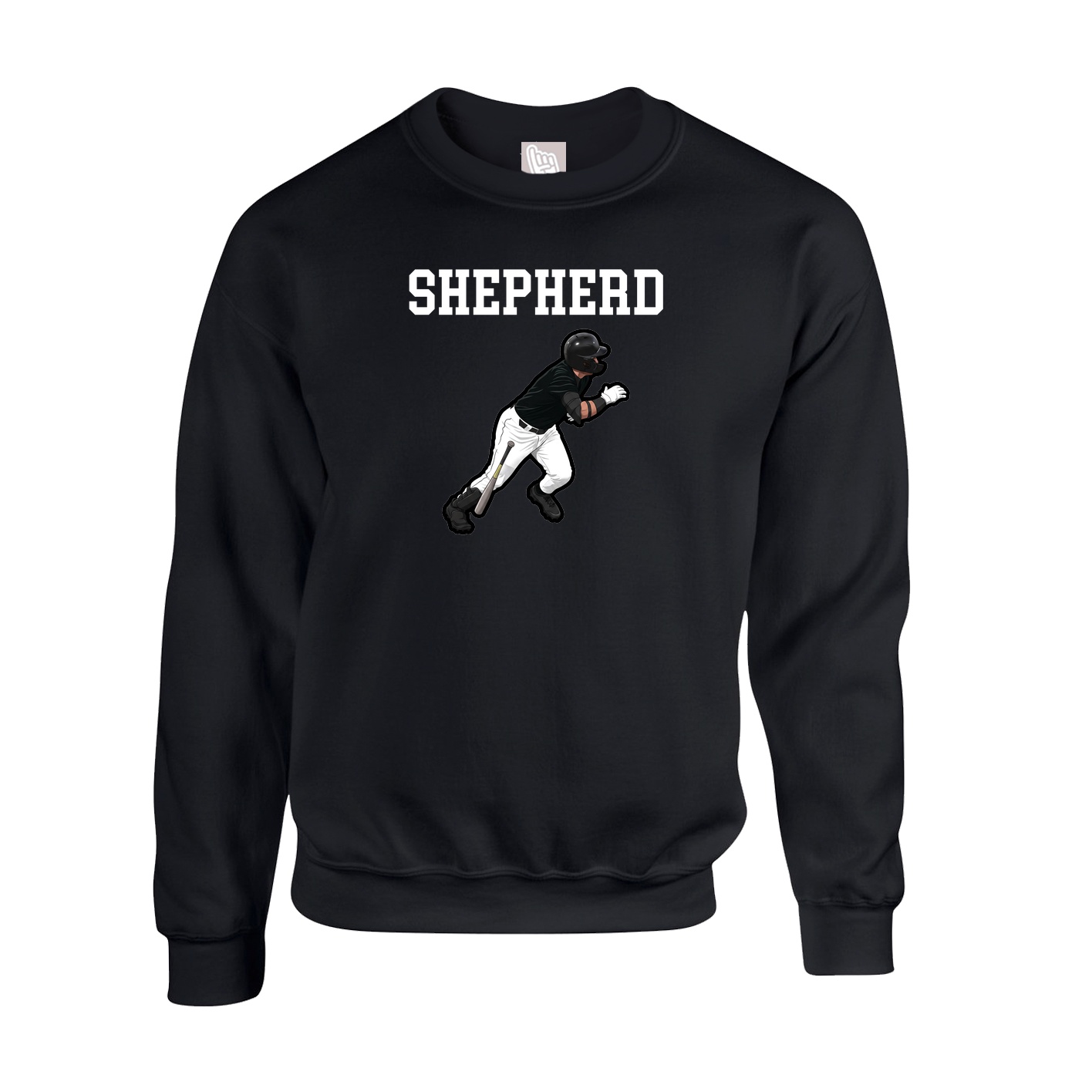 Fleece Crew — Shirsey in Black
