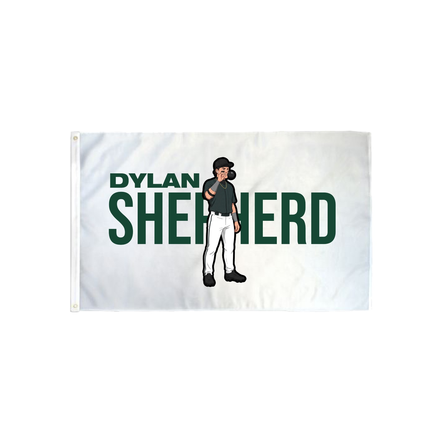 3x5 Flag — Player Name in Classic
