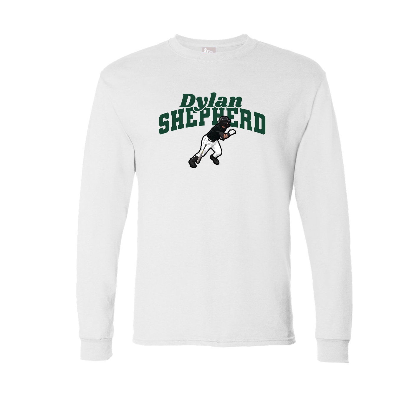 Long Sleeve Tee — Signature Arch in White