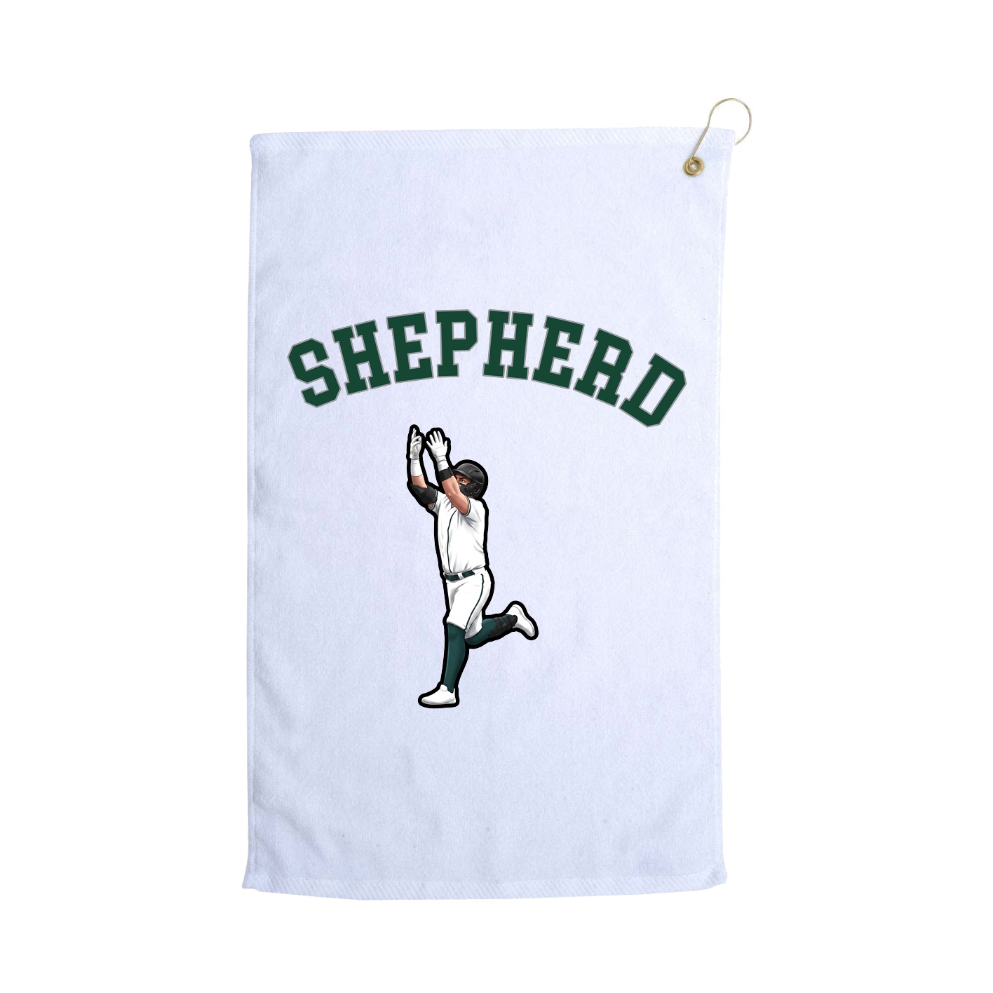 Golf Towel — Shirsey Arch in White