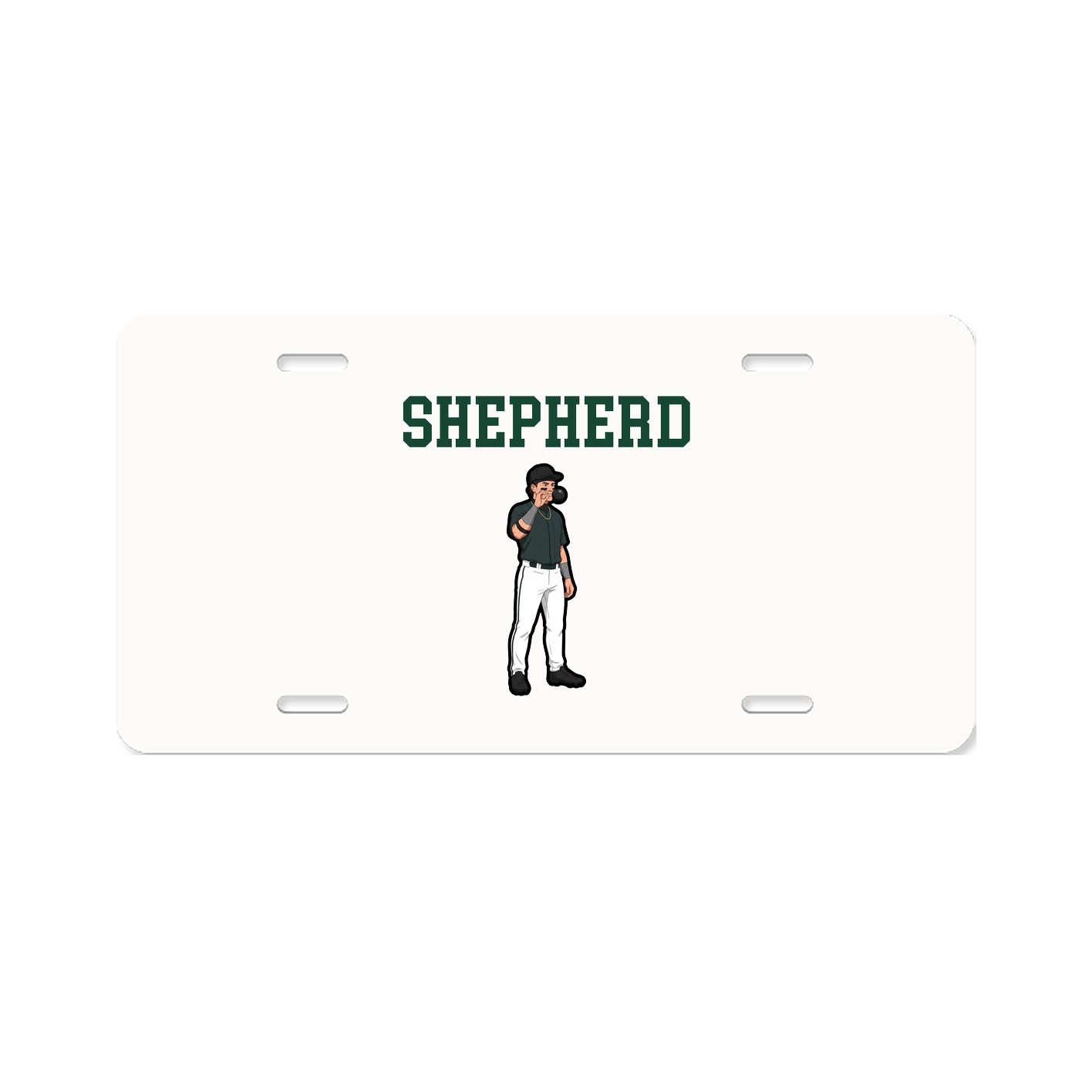 License Plate — Shirsey in Classic