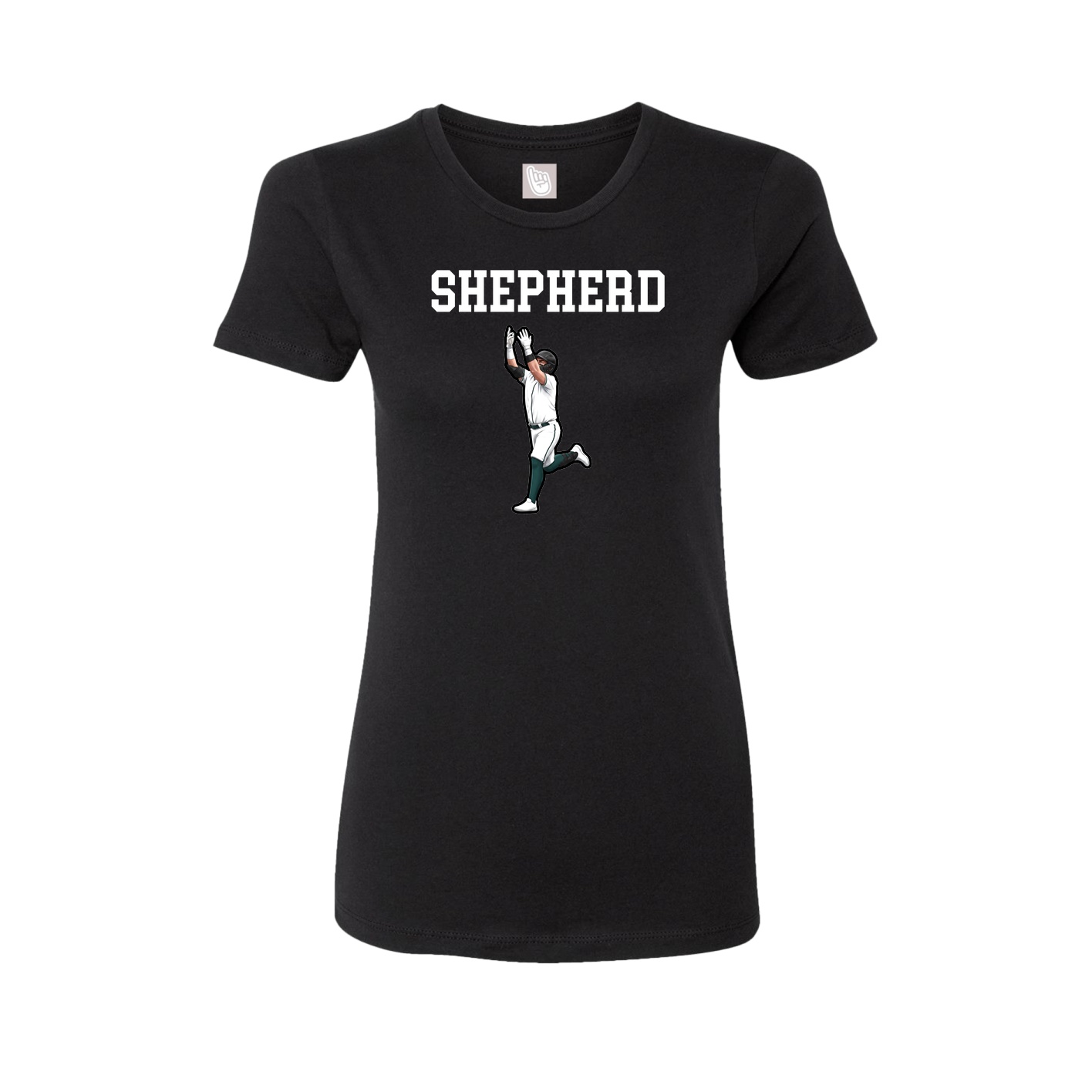 Fitted Women's Tee — Shirsey in Black