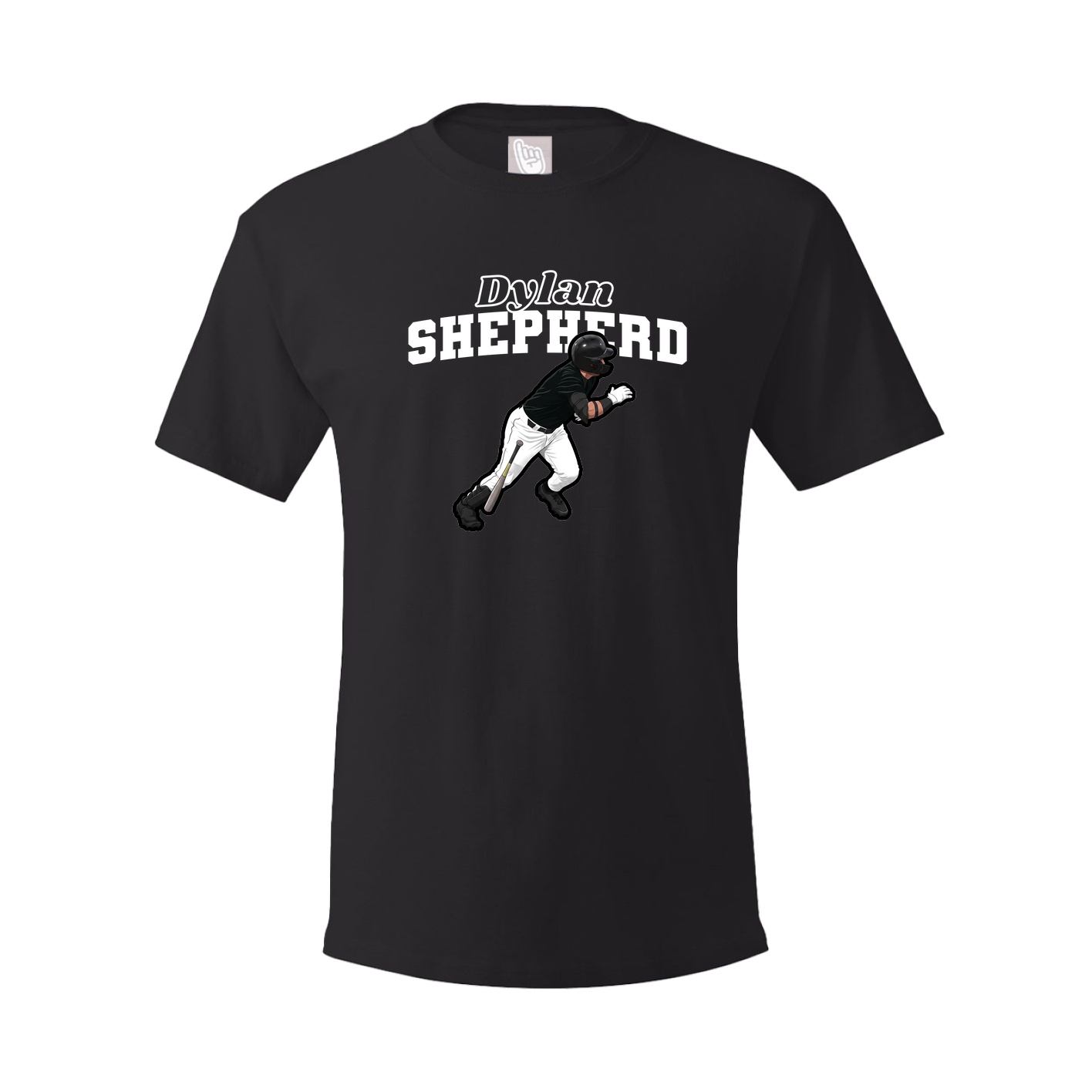 Youth Tee — Name Arch in Black