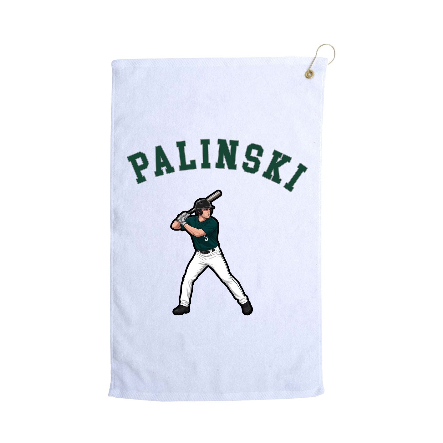 Golf Towel — Shirsey Arch in White