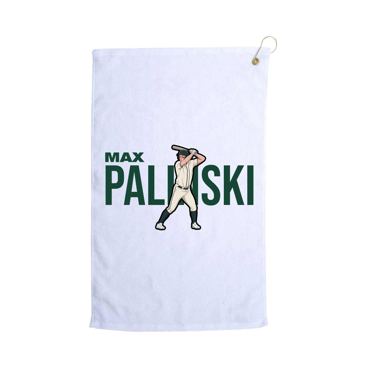 Golf Towel — Player Name in White