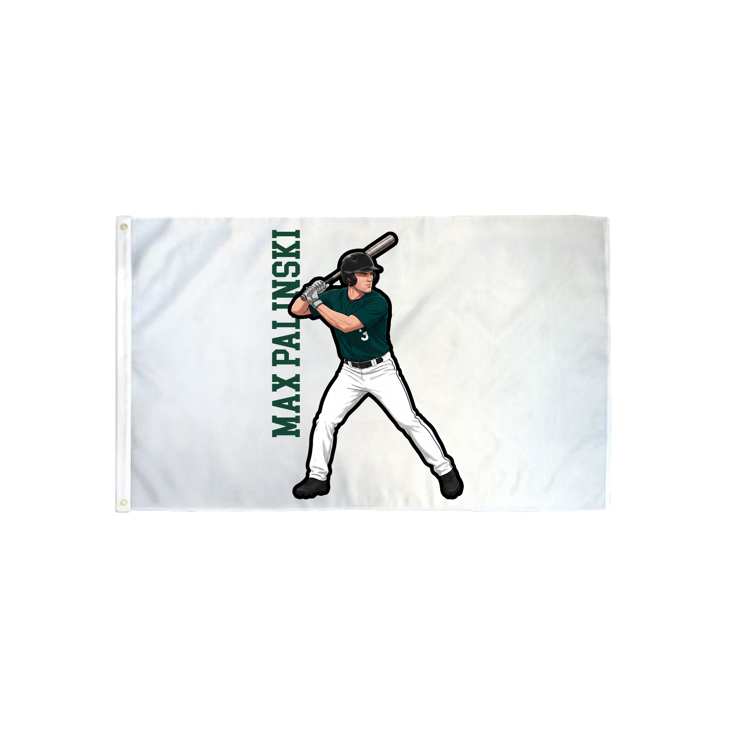 3x5 Flag — Name Vertical in Classic