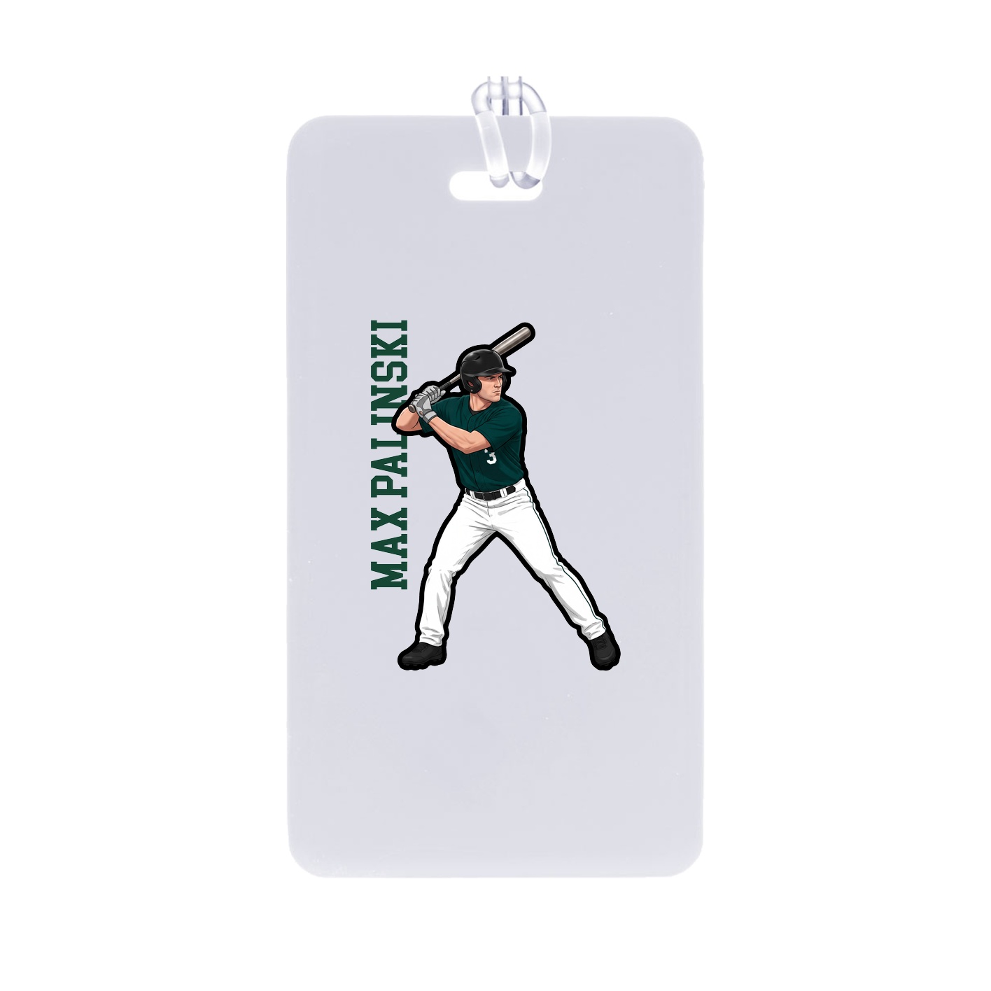 Bag Tag — Name Vertical in Classic