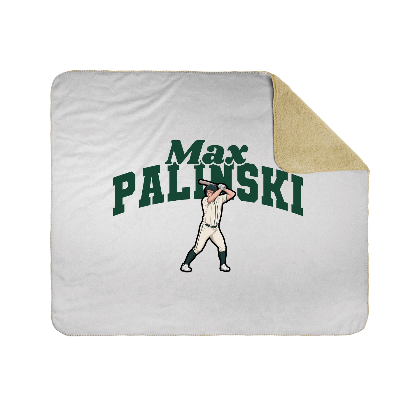 Throw Blanket — Signature Arch in White