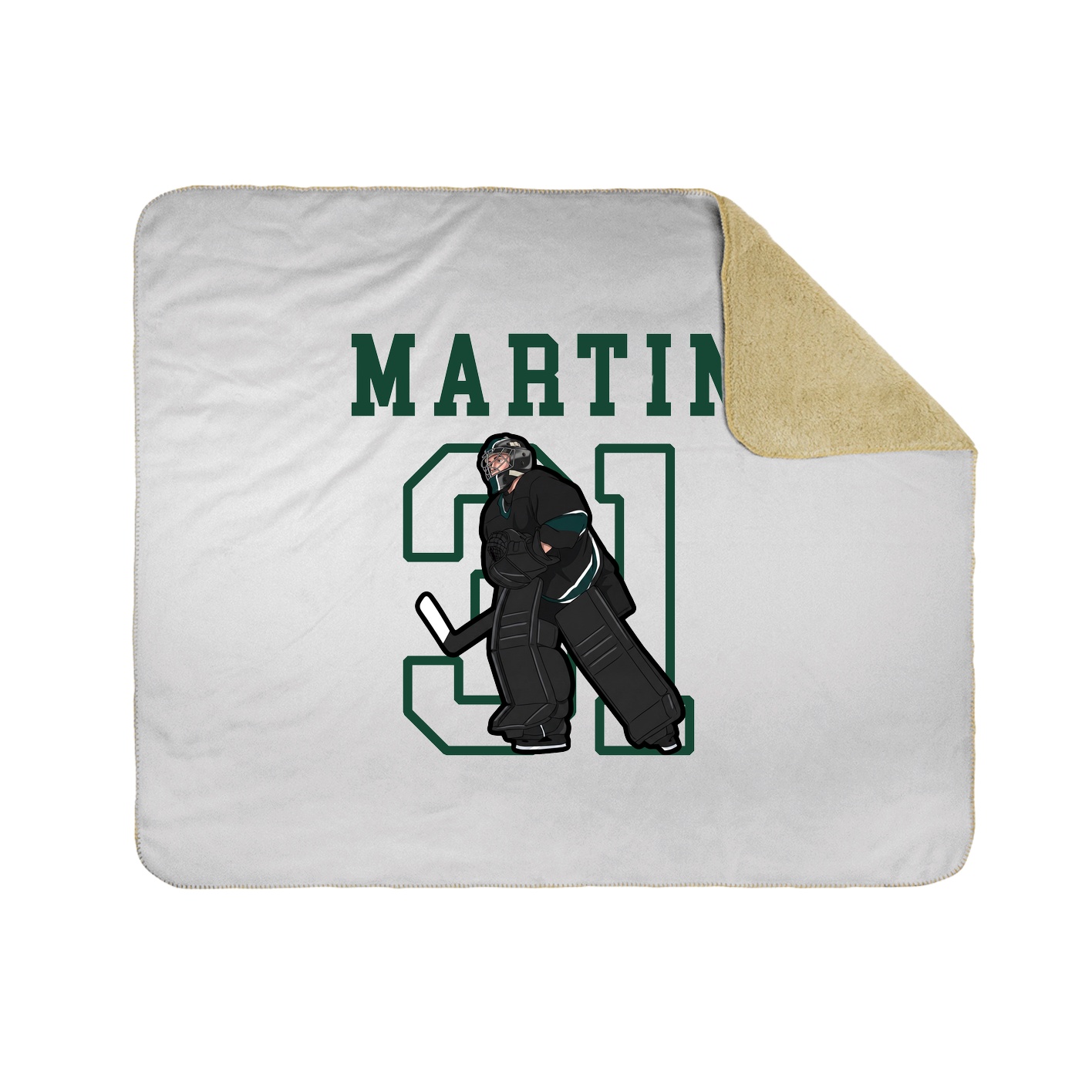 Throw Blanket — Shirsey in White