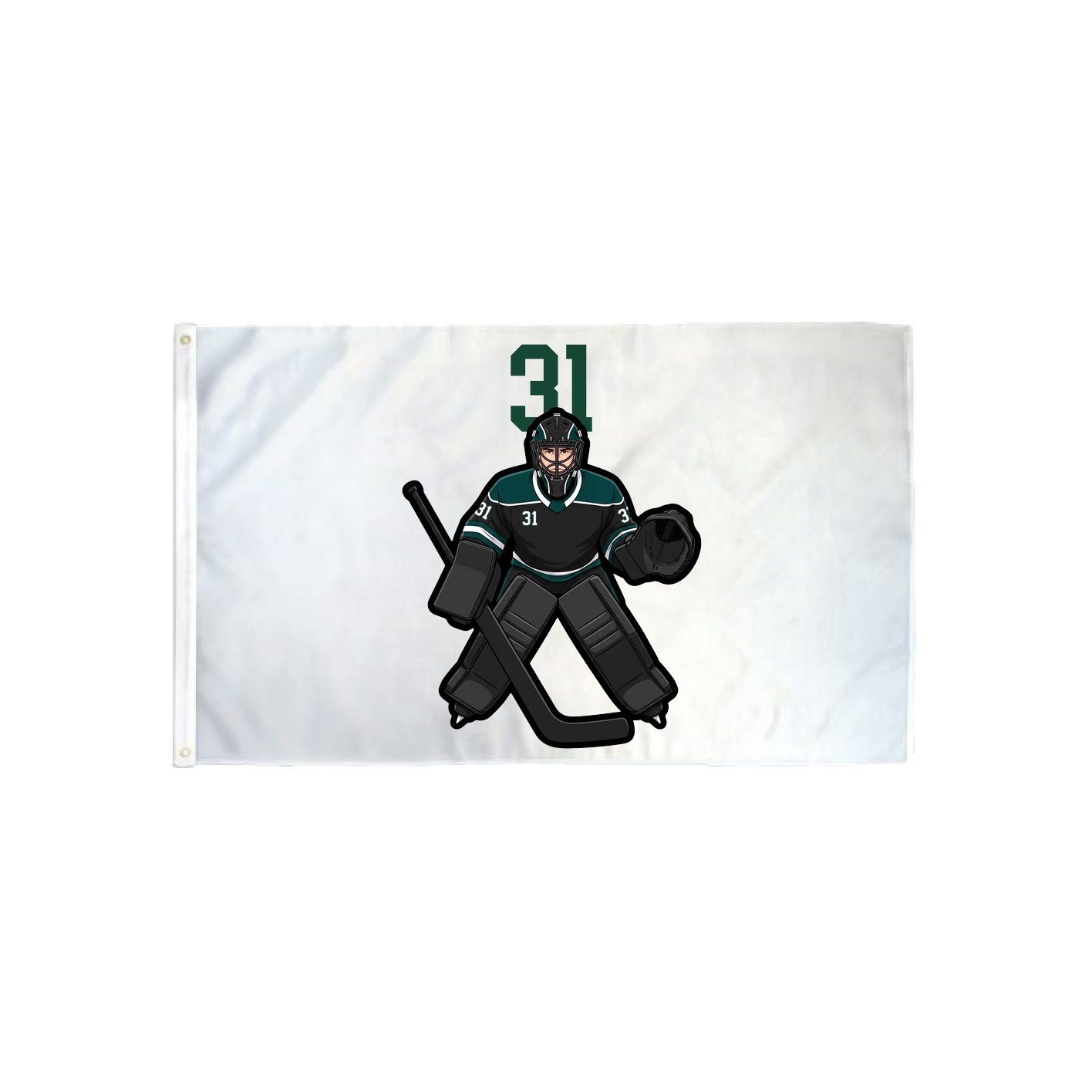 3x5 Flag — Number Top in Classic