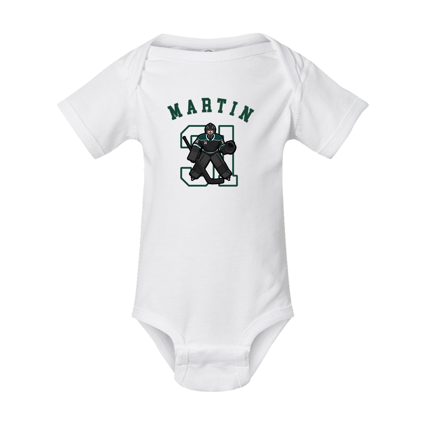 Baby Onesie — Shirsey Arch in White