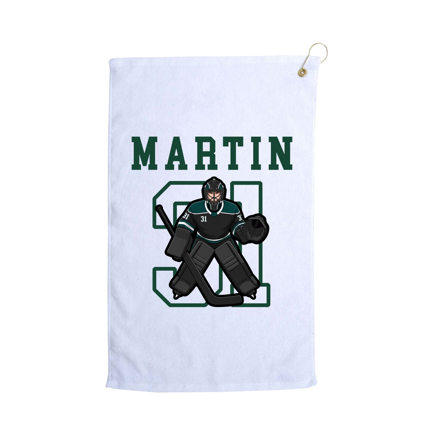 Golf Towel — Shirsey in White