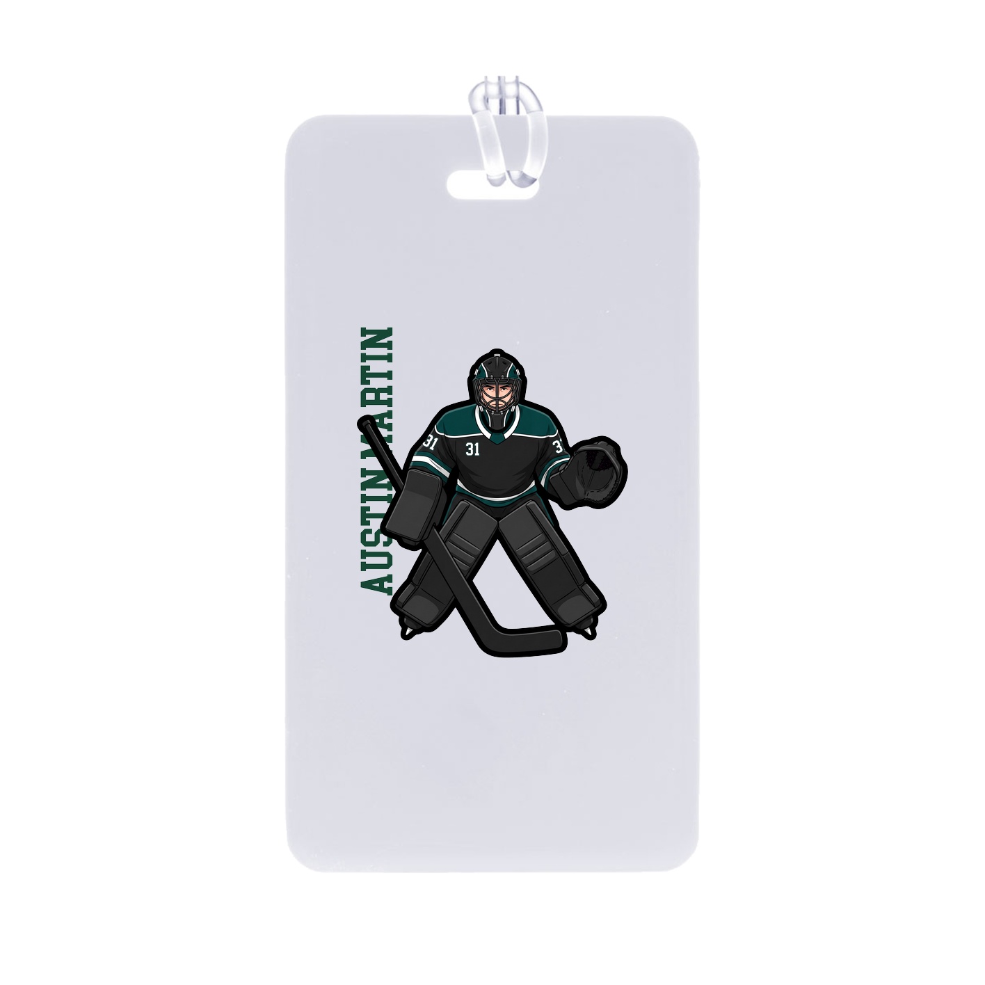 Bag Tag — Name Vertical in Classic