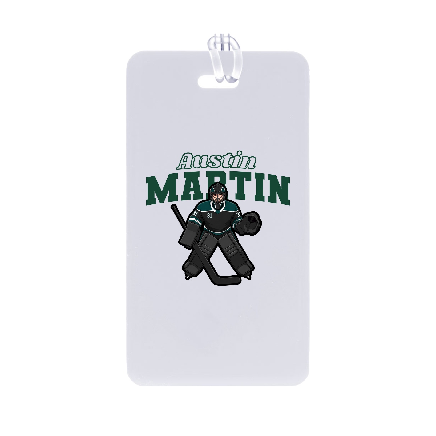 Bag Tag — Name Arch in Classic