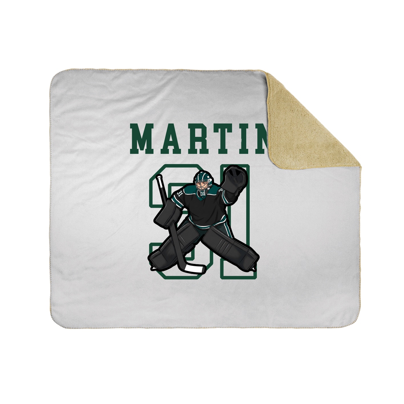 Throw Blanket — Shirsey in White