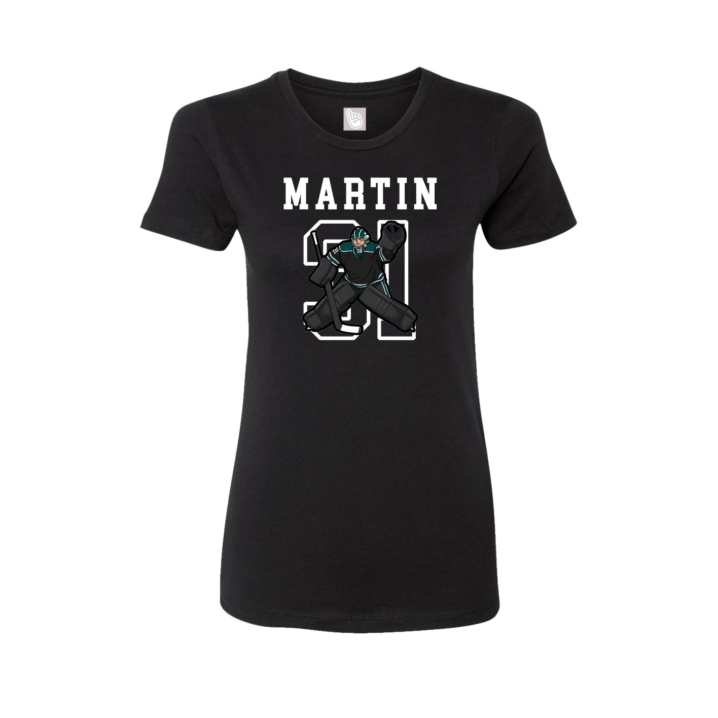 Fitted Women's Tee — Shirsey in Black