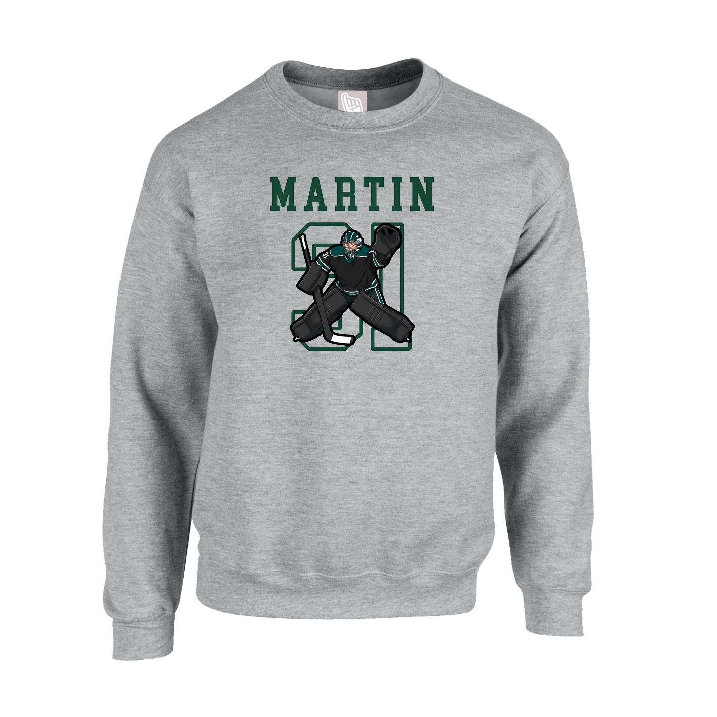 Fleece Crew — Shirsey in Grey