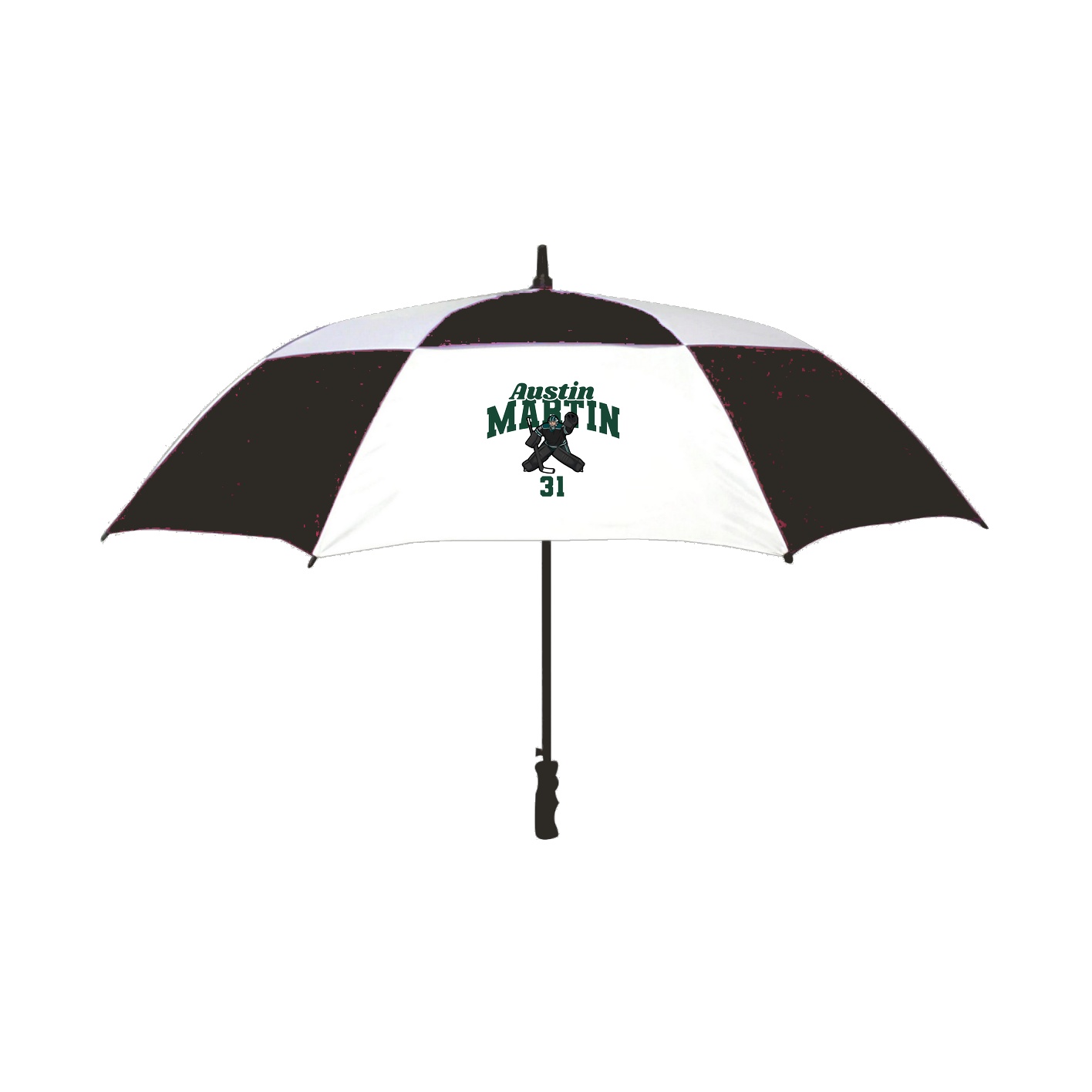 Golf Umbrella — Signature Arch in Black