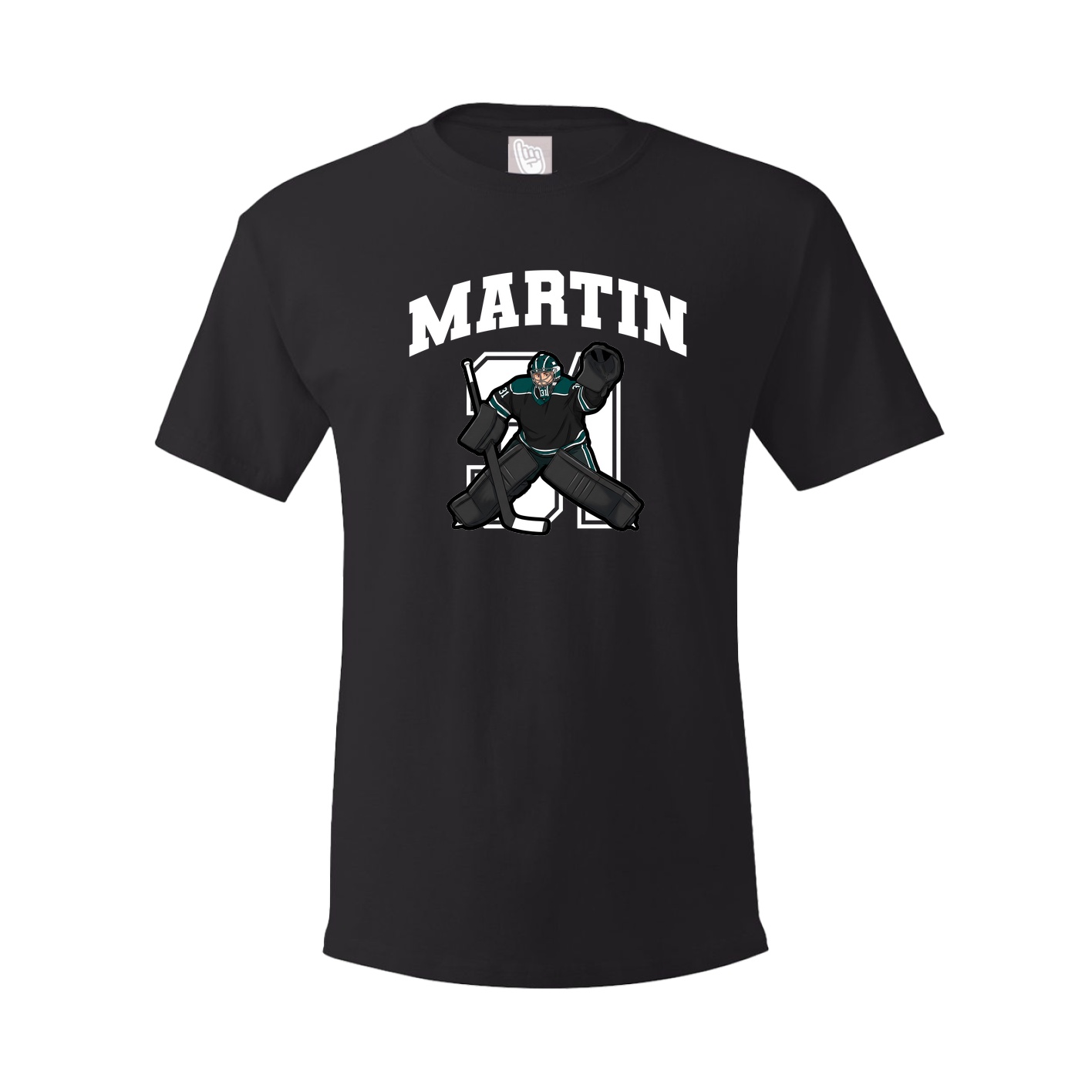 Youth Tee — Number in Black