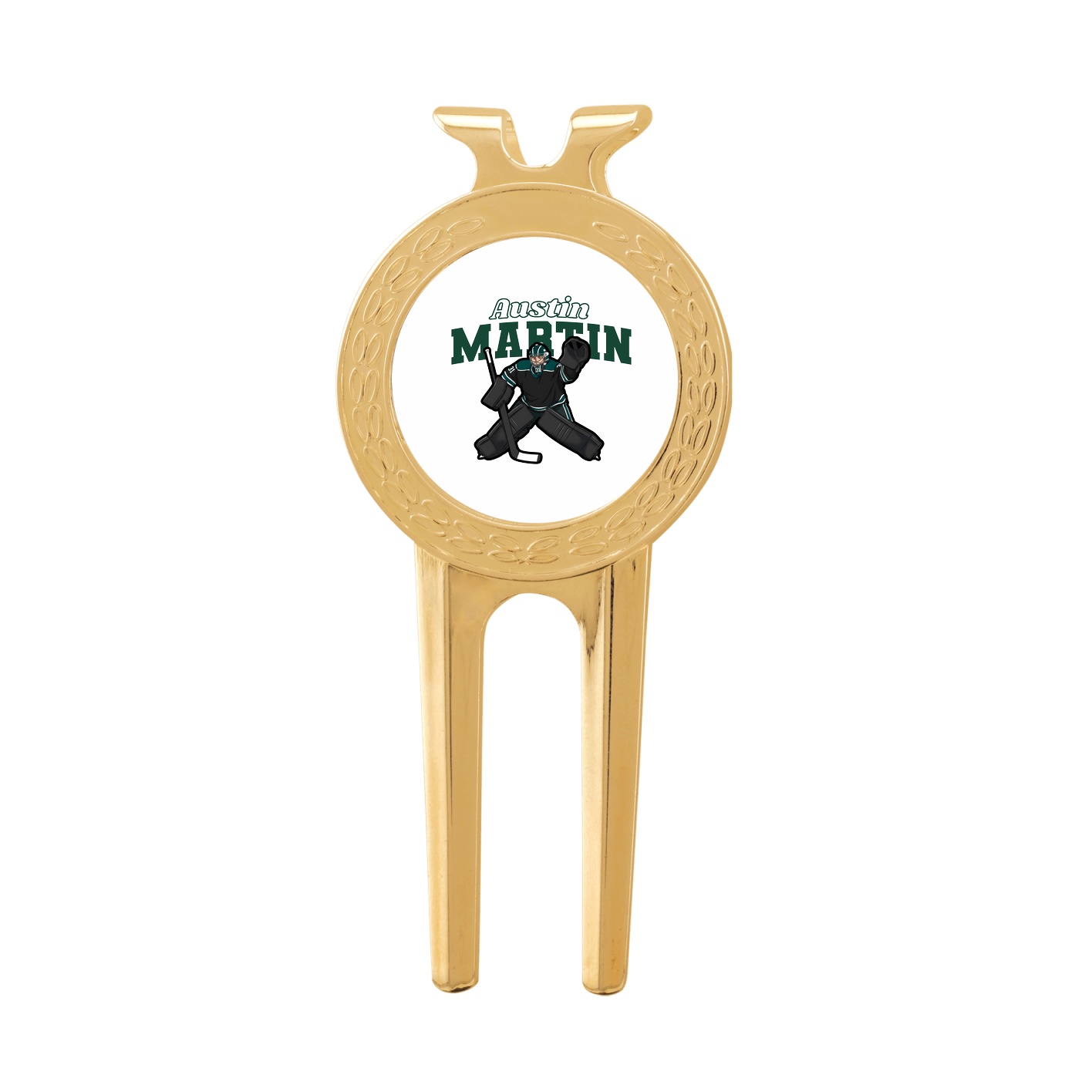Divot Tool with Ball Marker — Name Arch in Classic
