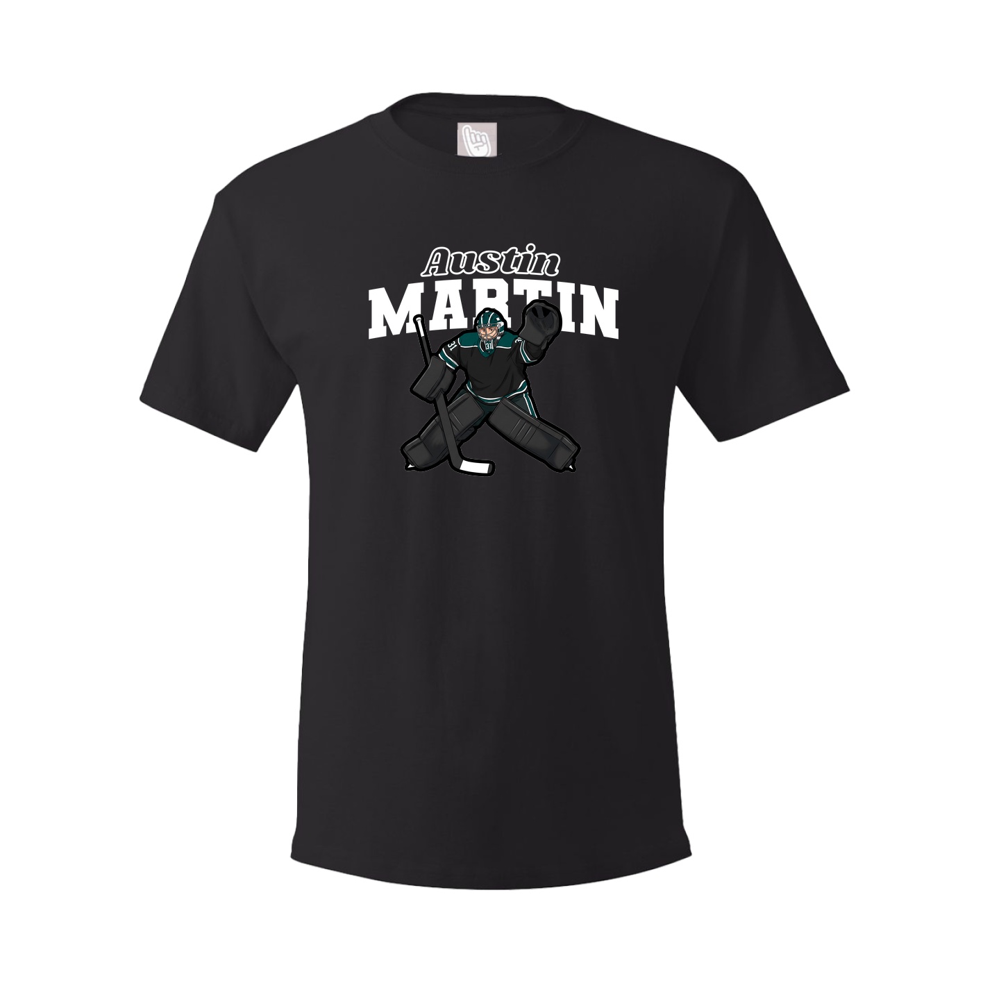 Youth Tee — Name Arch in Black