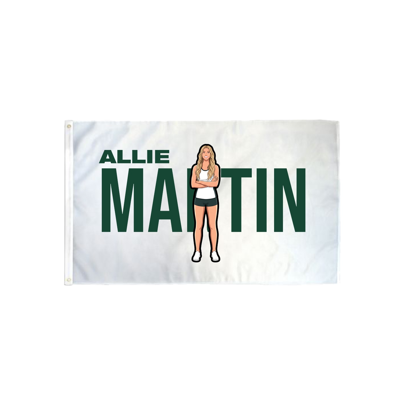 3x5 Flag — Player Name in Classic