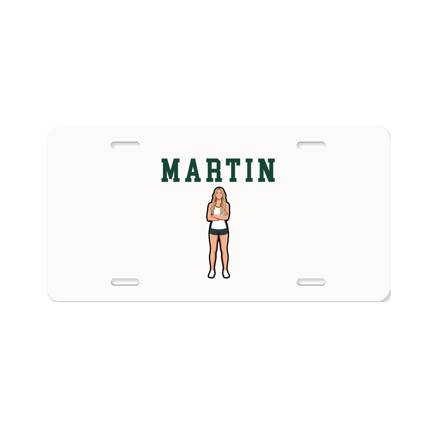 License Plate — Shirsey in Classic