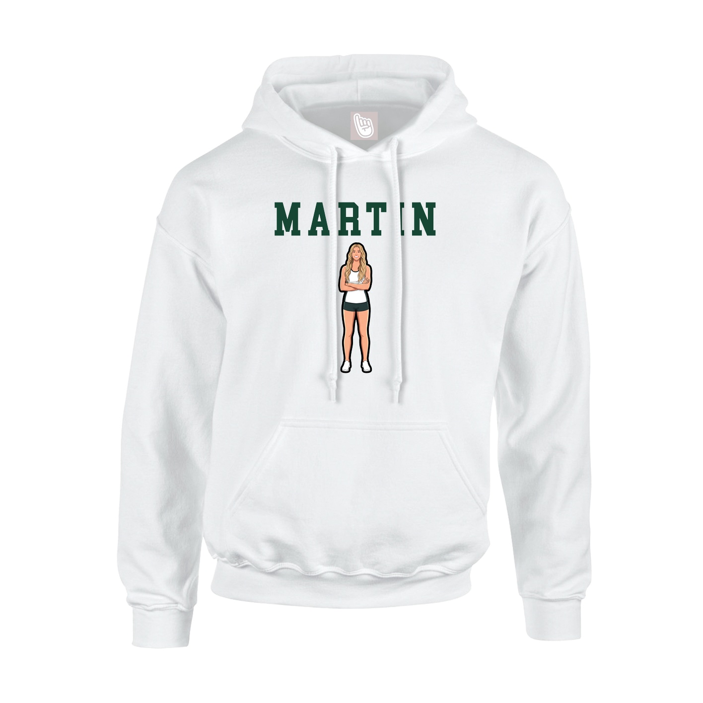Youth Hoodie — Shirsey in White