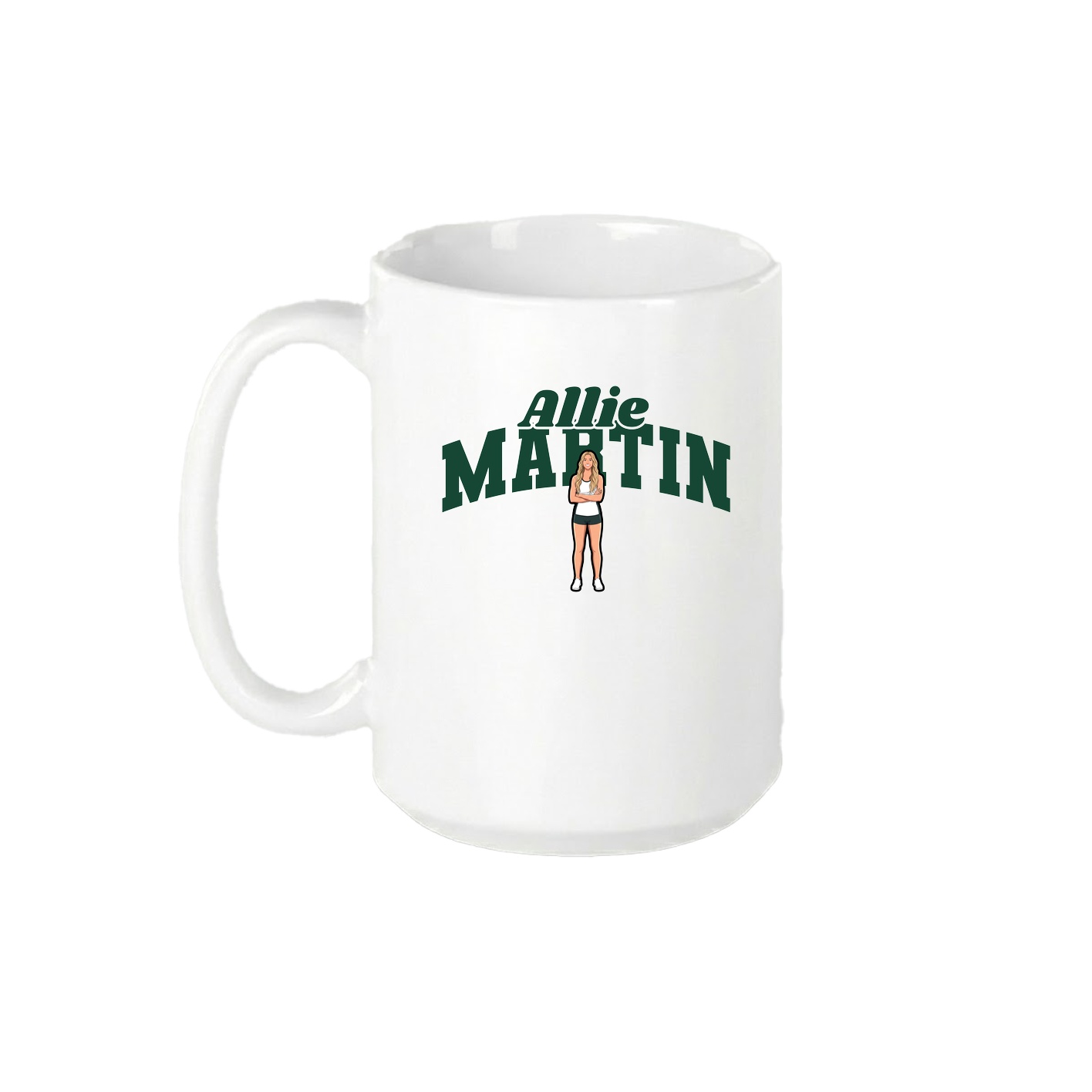 15oz Coffee Mug — Signature Arch in White