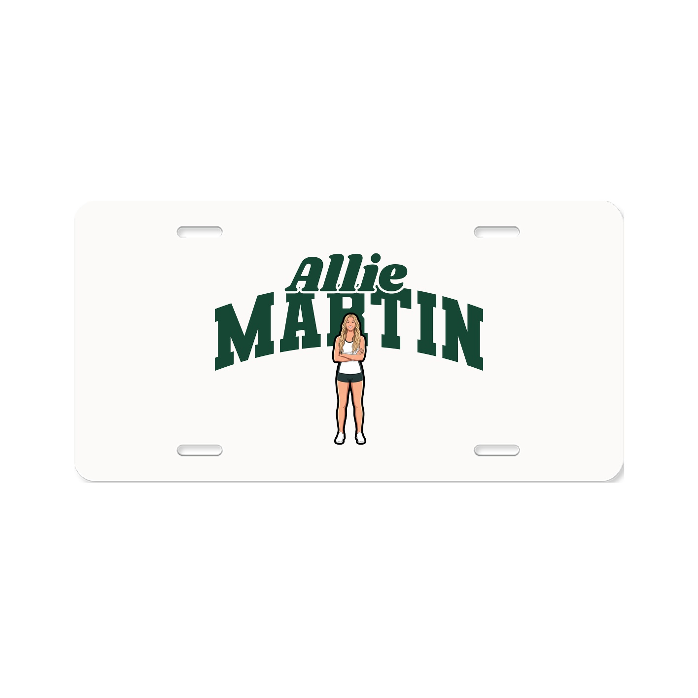License Plate — Signature Arch in Classic
