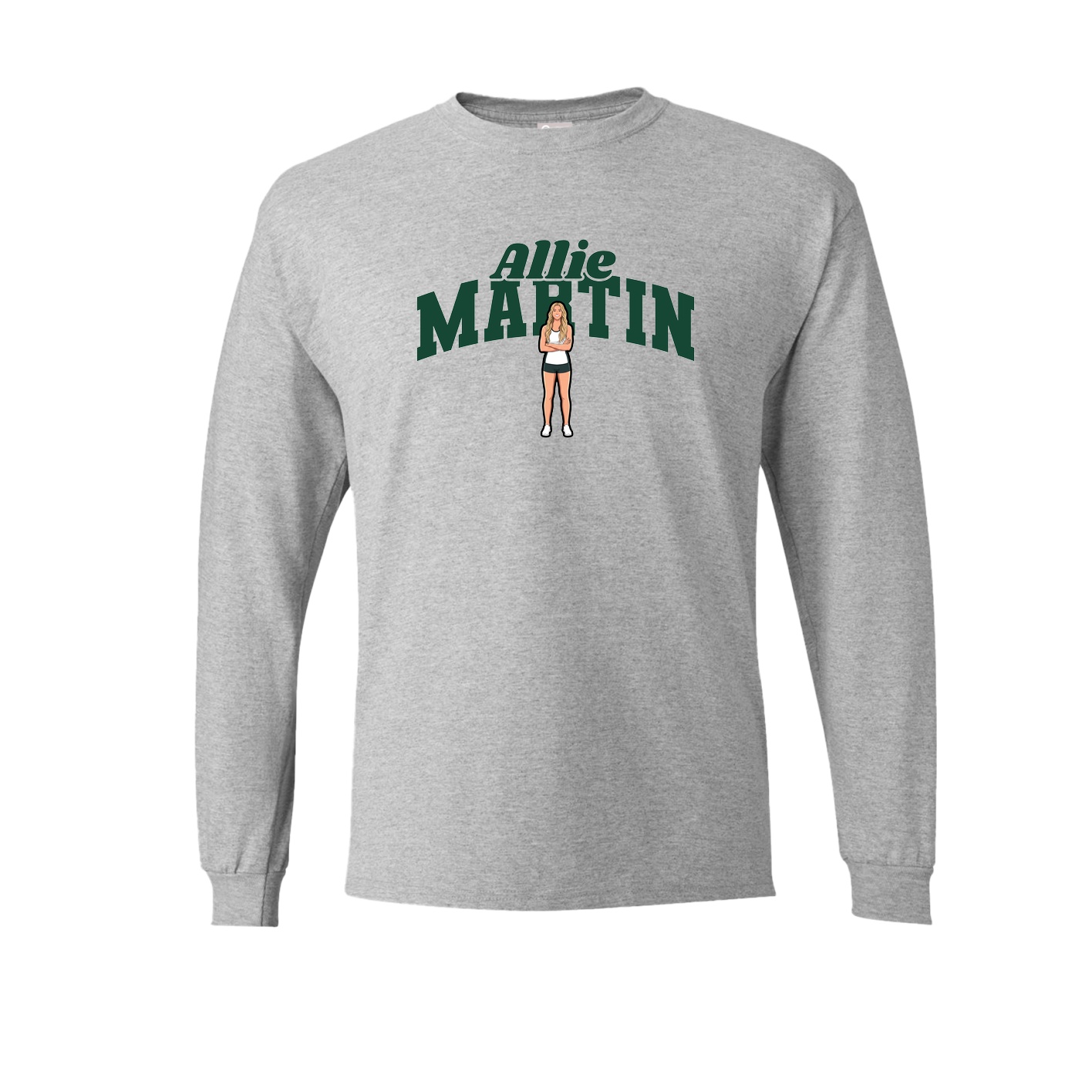 Long Sleeve Tee — Signature Arch in Grey
