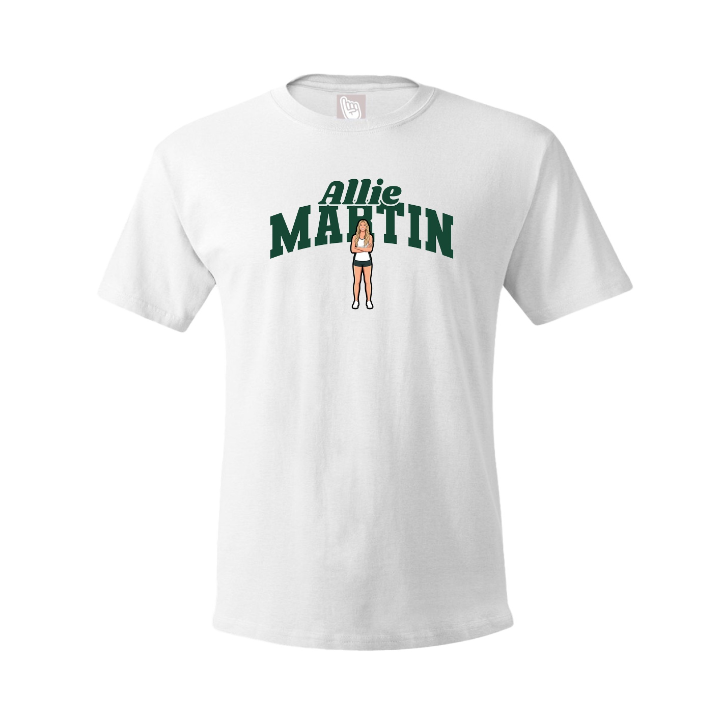 Youth Tee — Signature Arch in White