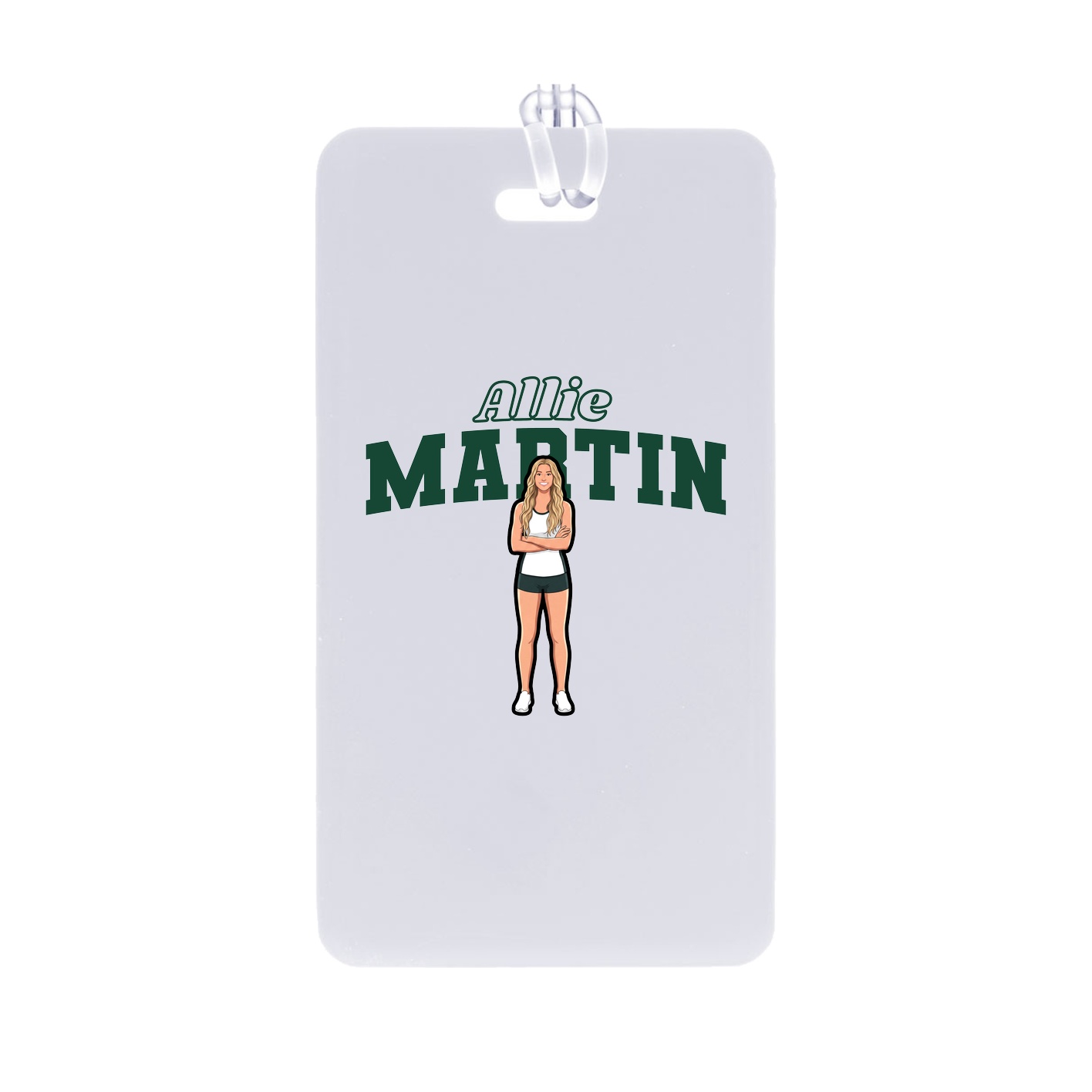 Bag Tag — Name Arch in Classic