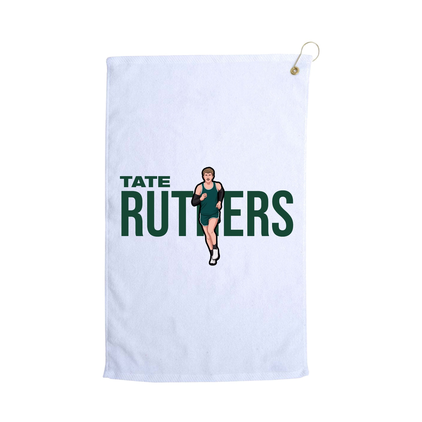 Golf Towel — Player Name in White