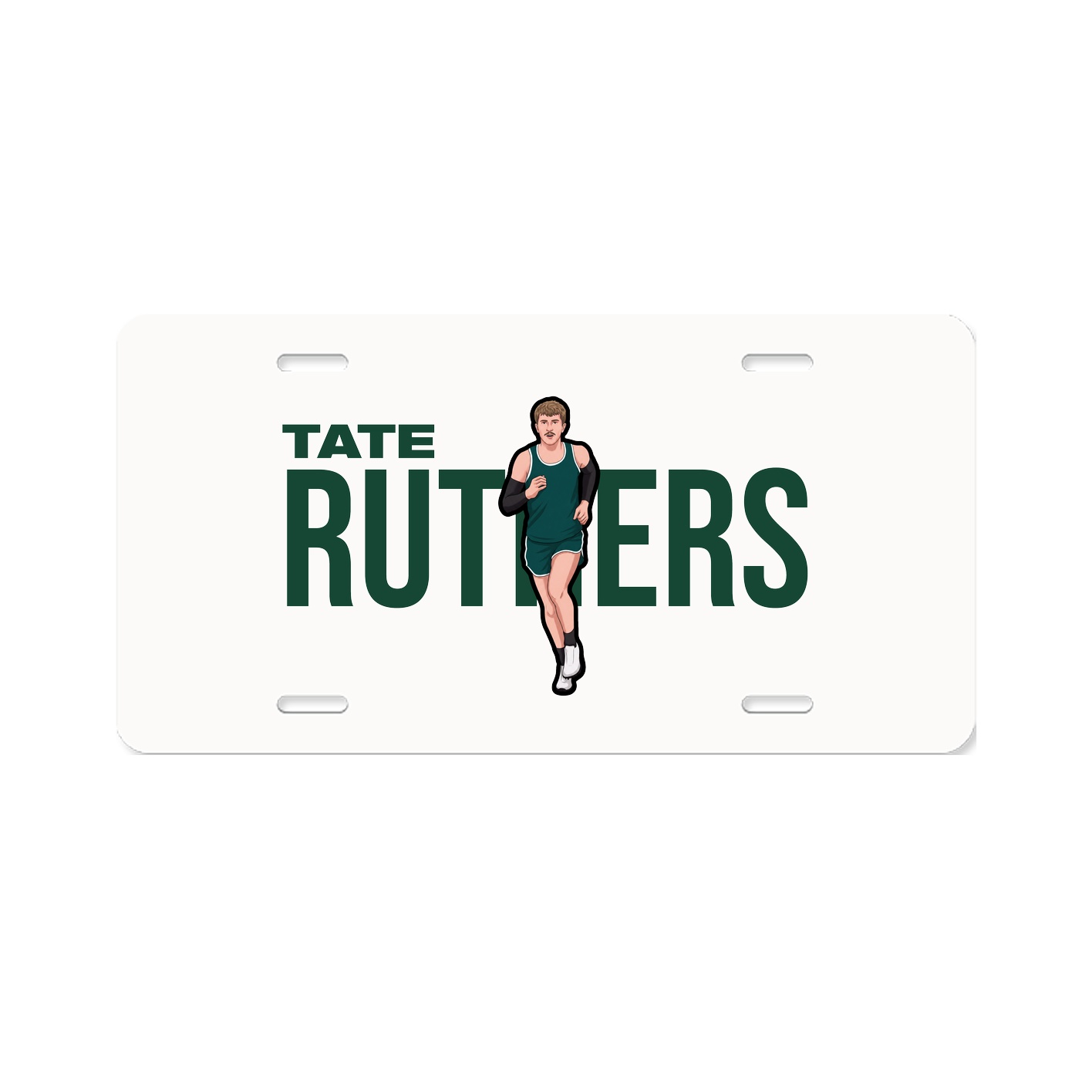 License Plate — Player Name in Classic