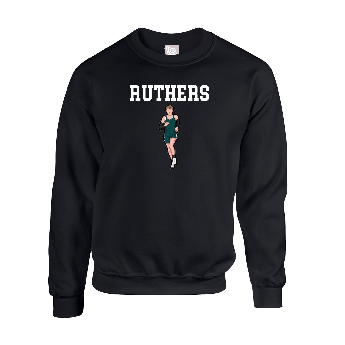 Fleece Crew — Shirsey in Black