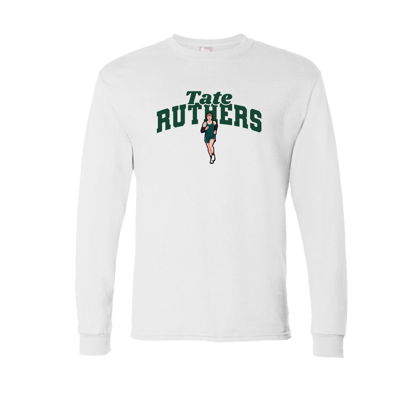 Long Sleeve Tee — Signature Arch in White