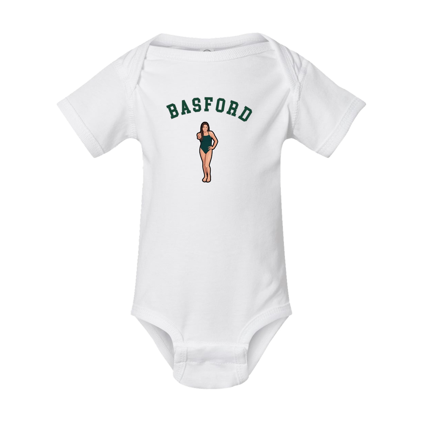 Baby Onesie — Shirsey Arch in White