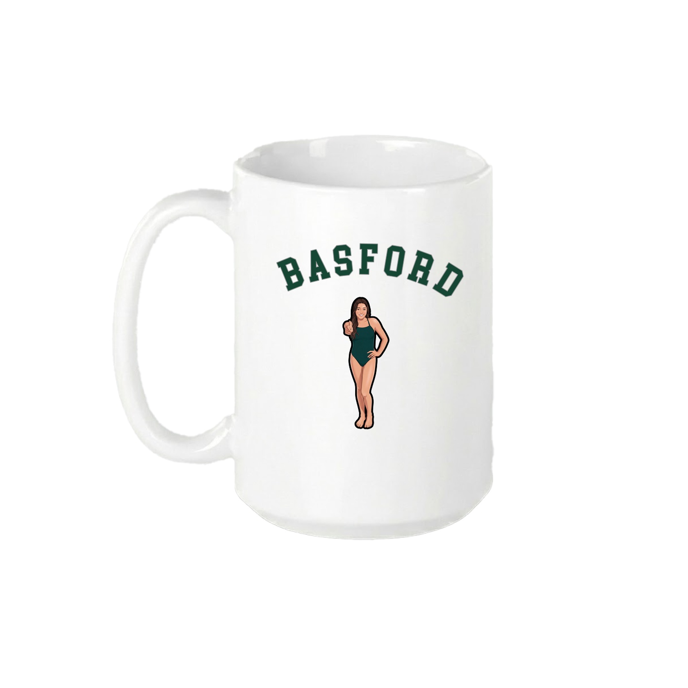 15oz Coffee Mug — Shirsey Arch in White