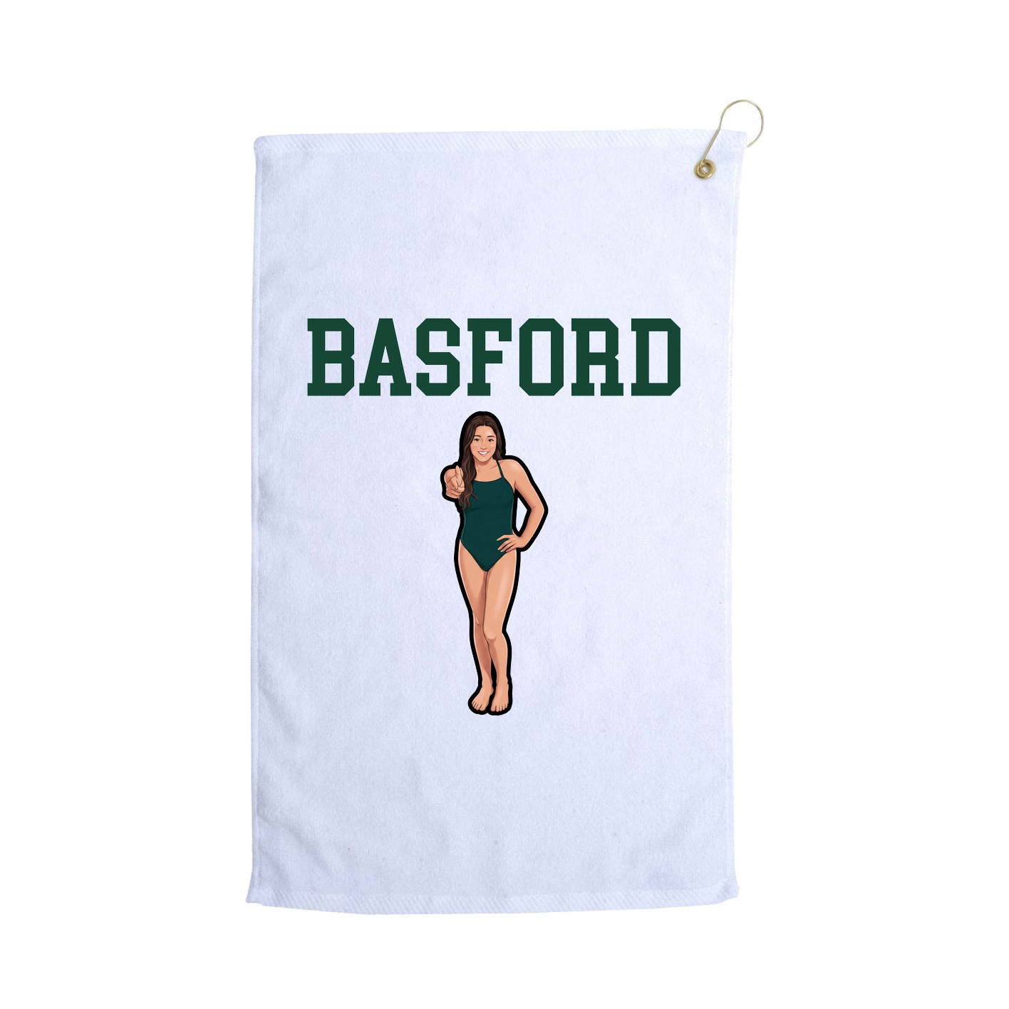 Golf Towel — Shirsey in White
