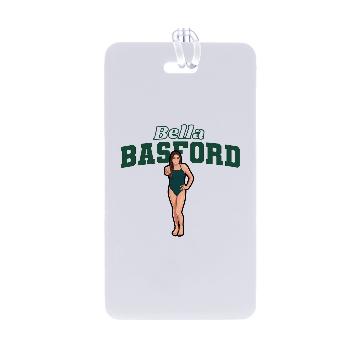 Bag Tag — Name Arch in Classic