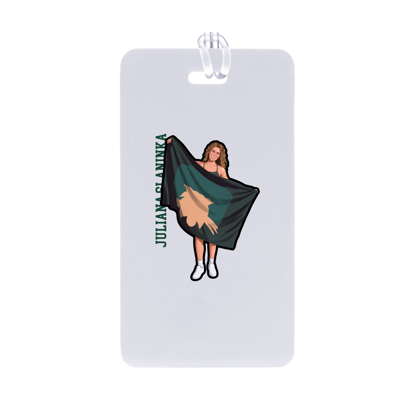 Bag Tag — Name Vertical in Classic