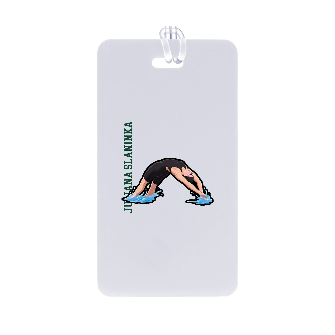 Bag Tag — Name Vertical in Classic