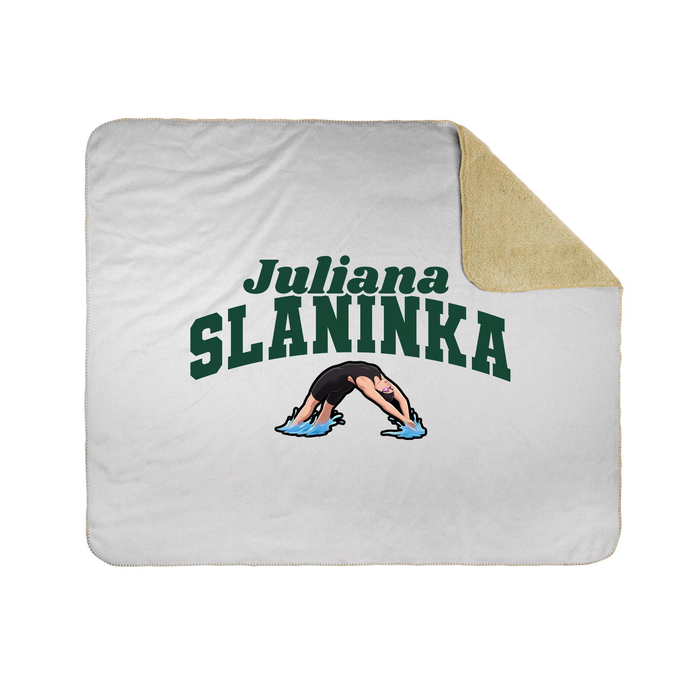 Throw Blanket — Signature Arch in White