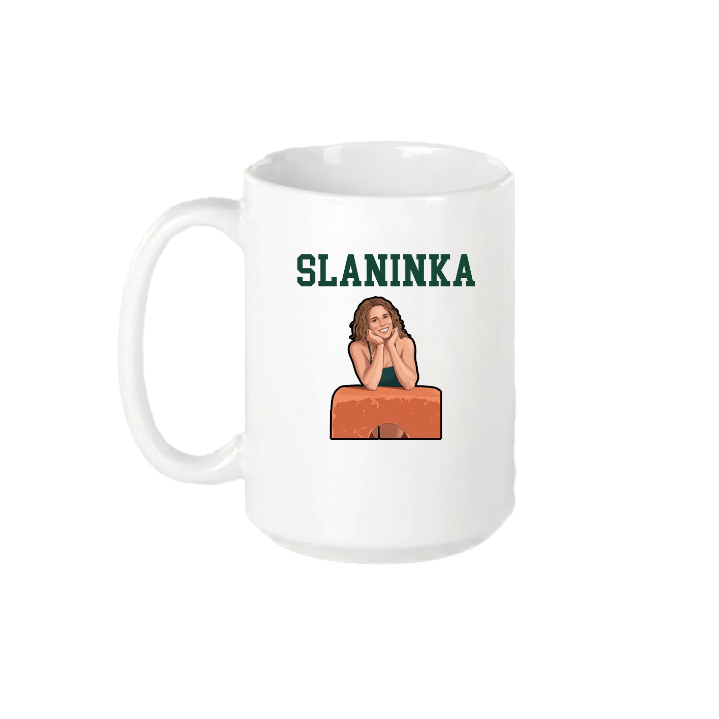 15oz Coffee Mug — Shirsey in White