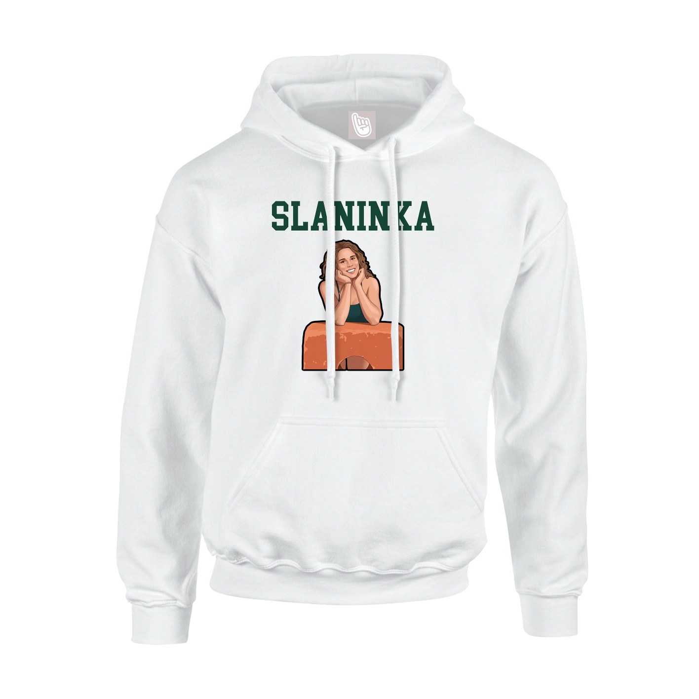 Hoodie — Shirsey in White