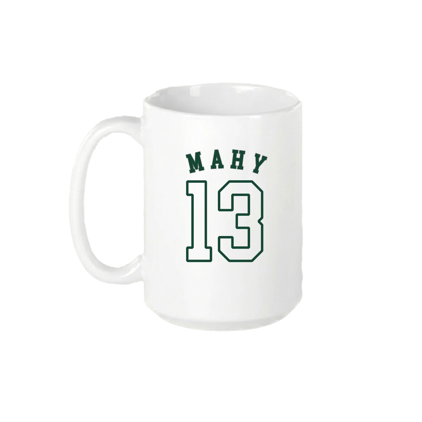 15oz Coffee Mug — Shirsey Arch in White