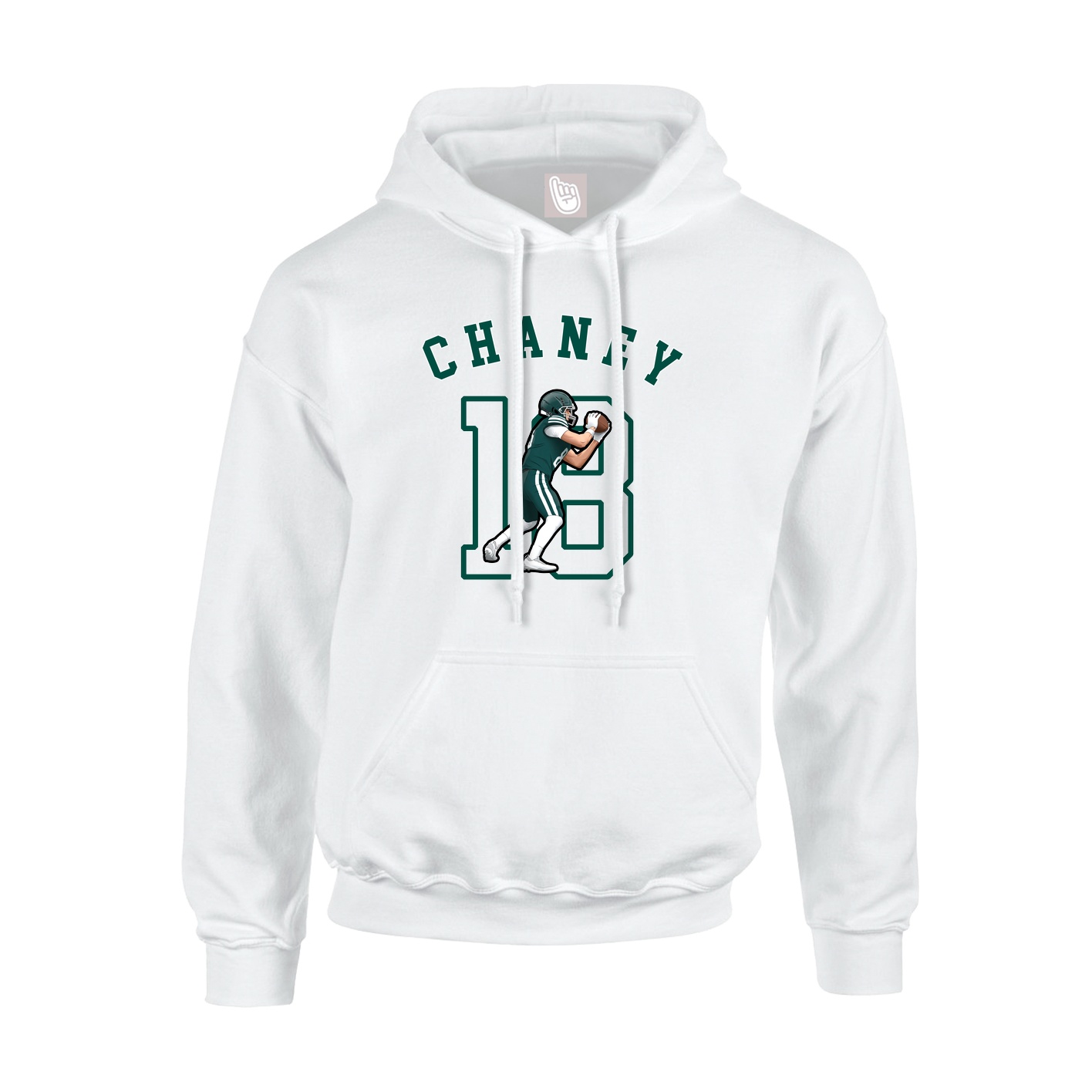 Hoodie — Shirsey Arch in White