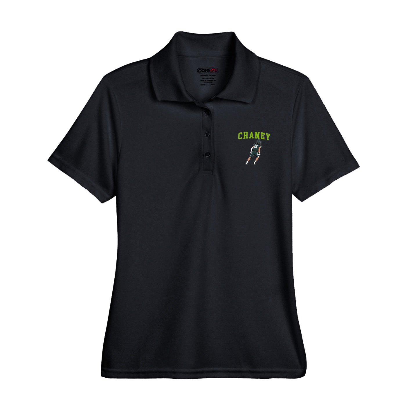 Womens Performance Polo — Shirsey in Black