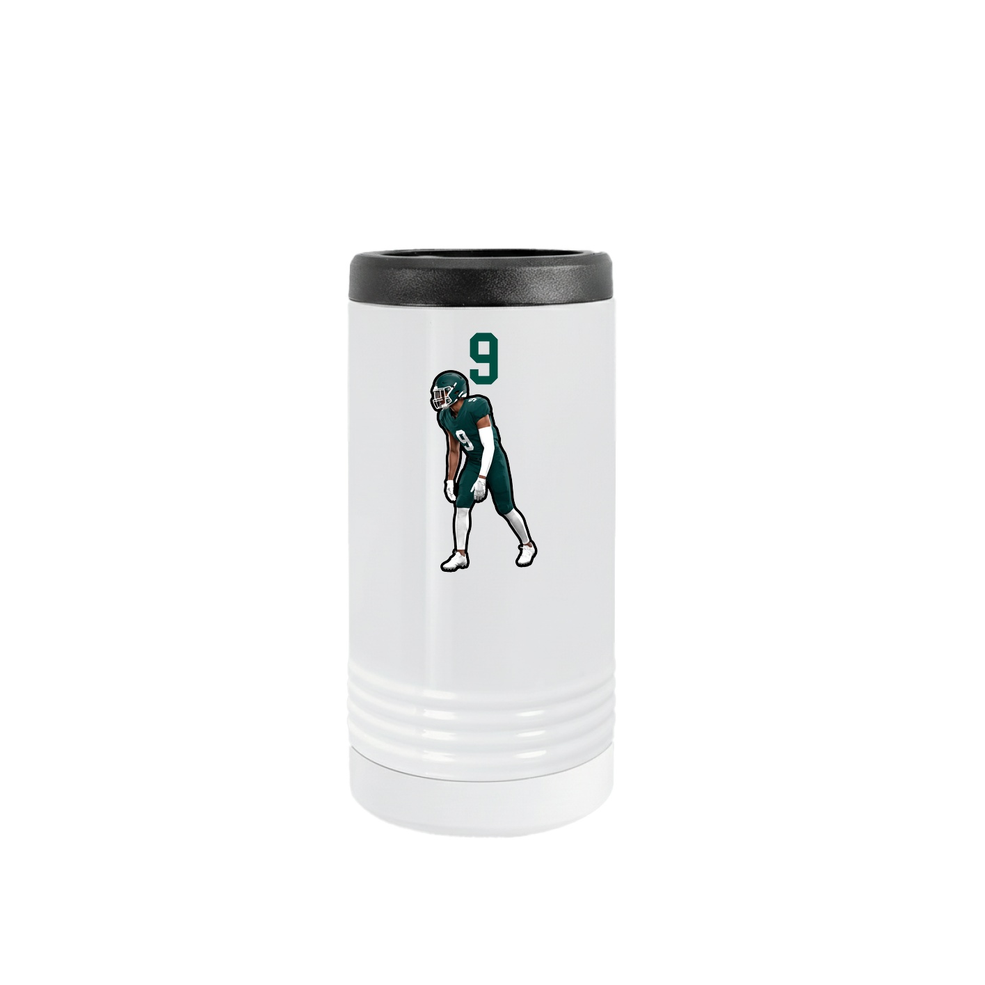 Slim Beverage Holder — Number Top in White